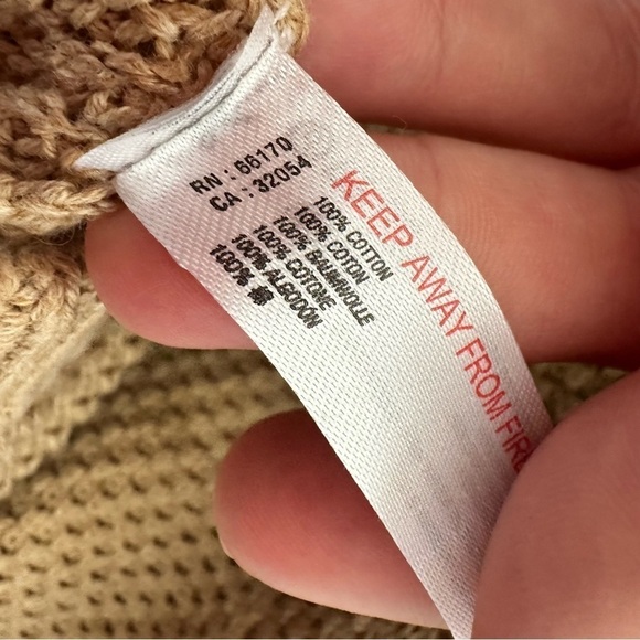 Free People Beach Hailee Wide Leg Lounge Pants Women’s Large Tan - Picture 8 of 8